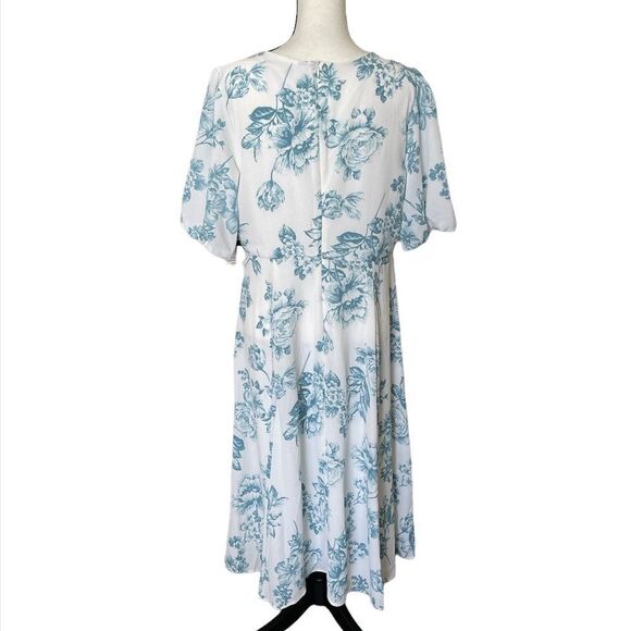 Sandra Darren - Women's V-Neck A-Line Dress - Picture 5 of 6